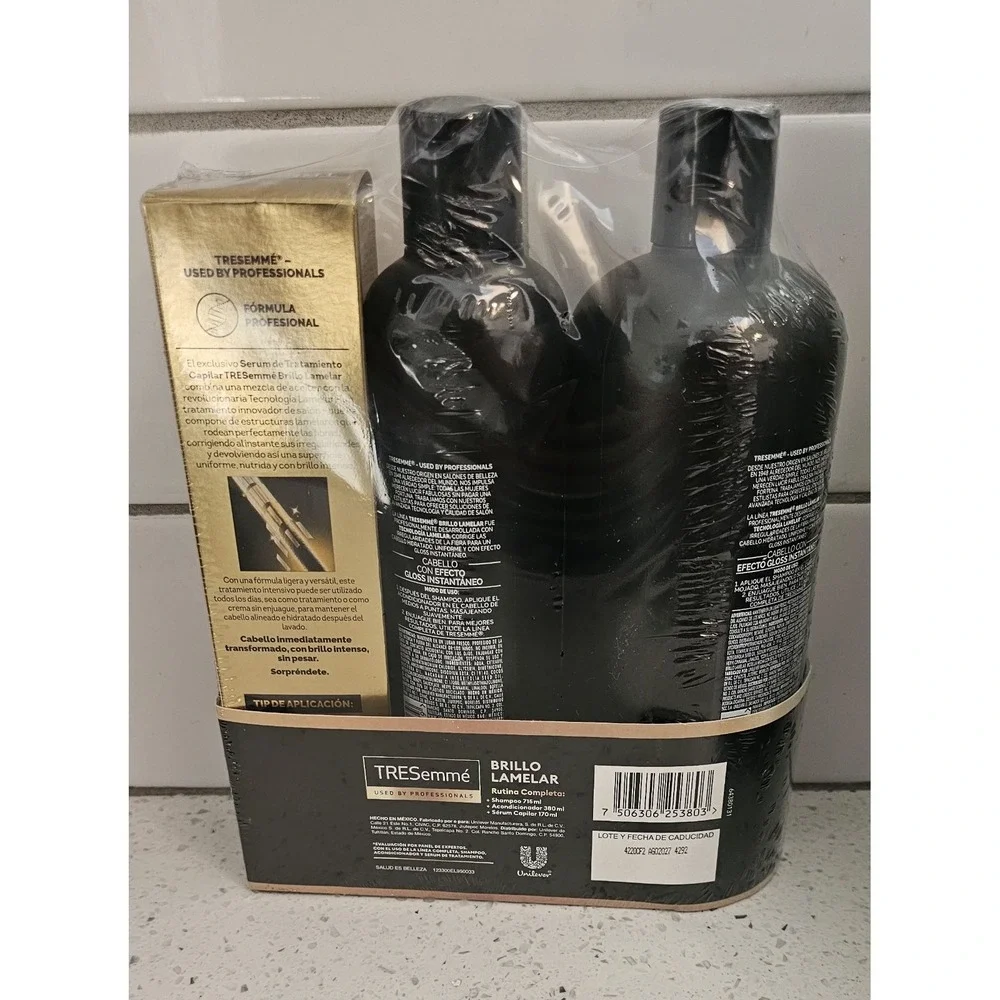 Tresemme Brillo Lamelar Shampoo Conditioner Hair Treatment Set‎ New